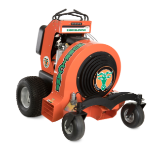 Rolling shop leaf blower